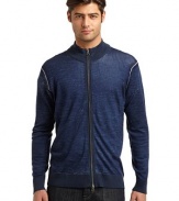 THE LOOKStand collarFront zip closureLong ribbed cuff sleevesRibbed hemTHE MATERIALMerino woolCARE & ORIGINHand washImported