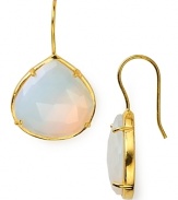 Complete your look with a pair of Coralia Leets gem drop earrings. Iridescent opalite stones convey mysterious glamour.