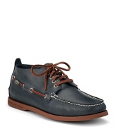 Take on a casual look with Sperry Topsider's chukka shoes, rendered with a lace-up vamp, contrast leather stitching and sole.
