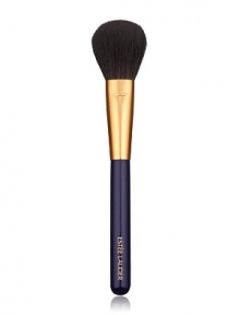 Provides precise color application for cheeks. Full, round shape is expertly designed to deposit color smoothly and evenly on smaller areas of the face. Apply color to cheekbones, sweeping the brush from the middle of the ear towards the tip of the nose. Lightly swirl any remaining blush on the apples of your cheeks. All Estée Lauder brushes are composed of the finest quality materials and are designed to ensure the highest level of makeup artistry. Provides precise color application for cheeks. Full, round shape is expertly designed to deposit color smoothly and evenly on smaller areas of the face. Apply color to cheekbones, sweeping the brush from the middle of the ear towards the tip of the nose. Lightly swirl any remaining blush on the apples of your cheeks. All Estée Lauder brushes are composed of the finest quality materials and are designed to ensure the highest level of makeup artistry.