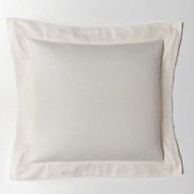 Jacquard dot pillow sham from Edmond Frette. Jacquard dot pillow sham from Edmond Frette.