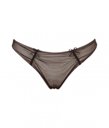 Luxurious brief in fine, black and nude synthetic stretch - especially comfortable thanks to spandex content - elegantly gathered, with cute little bows - slim waistband - perfect, elastic fit - a brilliant mix of sexy and romantic - fits under (almost) all outfits Luxurious brief in fine, black and nude synthetic stretch - especially comfortable thanks to spandex content - elegantly gathered, with cute little bows - slim waistband - perfect, elastic fit - a brilliant mix of sexy and romantic - fits under (almost) all outfits
