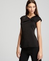 BOSS Black Illarys Knot Front Satin Top