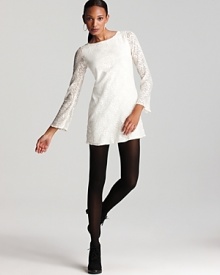 Exude coquettish charm in this Element lace dress.