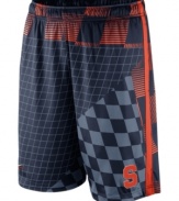 Pep up the Syracuse Orange team spirit in these training shorts by Nike.