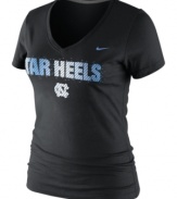 Female Jocks Rule! Display your pride wearing this tee showcasing North Carolina Tar Heels by Nike.