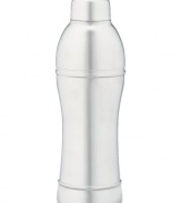 A bartender's new best friend. Sleek and modern, Gorham's Bullet cocktail shaker ups the ante on any drink, blending all the ingredients with the polish of a professional.