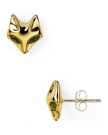 Feel fantastically foxy. Designers went wild for animal accessories this season, and this pair of gold plated earrings from Elizabeth and James is a cool way to work the trend.