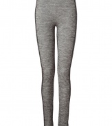 The ultimate layering essential, these luxe wool-blend leggings from See by Chloe infuse new-season cool into any look - Elasticized waist, contrasting side panel, figure-hugging fit - Wear with an oversized tunic top, a draped front leather jacket, and sculptural heels