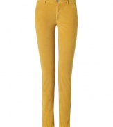 The classic chino gets a figure-hugging makeover with this modernized corduroy version from Seven for all Mankind - Flat front, belt loops, off-seam pockets, back welt pockets, slim fit, straight leg- Wear with a boho-inspired blouse, platform sandals, and an oversized shoulder bag
