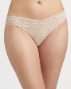 The signature Hanky Panky style, cut to fit your curves comfortably. Wide lace waistband Nylon; hand wash Made in USA