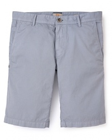 A very subtle thin-wale print design gives the appearance of texture on these hip, casual cool shorts from BOSS Orange. A very subtle thin-wale print design gives the appearance of texture on these hip, casual cool shorts from BOSS Orange.