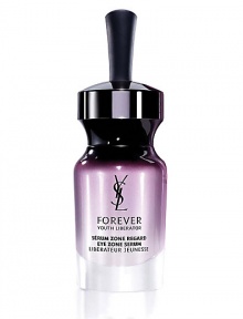 Say goodbye to under-eye circles and fine lines with Yves Saint Laurent's first ever eye-zone serum. Specifically designed to target the delicate eye area, this formula is also powered by our exclusive GlycanactifTM complex to visibly reverse signs of aging around the eye area. After one month, 67% of women noticed a reduction of fine lines and under-eye bags. Made in France. 0.5 oz. Say goodbye to under-eye circles and fine lines with Yves Saint Laurent's first ever eye-zone serum. Specifically designed to target the delicate eye area, this formula is also powered by our exclusive GlycanactifTM complex to visibly reverse signs of aging around the eye area. After one month, 67% of women noticed a reduction of fine lines and under-eye bags. Made in France. 0.5 oz.