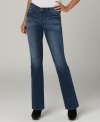 For a classic bootcut silhouette in a very wearable wash, check out the Sofia from Lucky Brand Jeans. Fitted through the hips and thighs with vintage distressing, these are sure to become your new favorite!