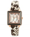 A timepiece covered in slithering style for those big nights out, by Vince Camuto.