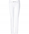 With their super soft thin wale and bright white coloring, Rachel Zoes skinny cords are a contemporary cool choice destined to be your favorite stylish staple - Classic five-pocket style, zip fly, button closure, gunmetal-toned hardware, inside ankle zips, belt loops - Form-fitting - Wear with everything from blazers and heels to chunky knit tops and fashion sneakers