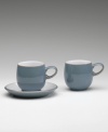 Lasting durability with handmade charm. The Azure collection from Denby is made from sturdy stoneware and hand-painted in mix and match patterns for a look unique to you.