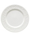 Dressed in elegant white-on-white with an embossed vine motif and interior glaze, the dinner plates from Lenox's Opal Innocence Carved collection of dinnerware and dishes get your table set for refined dining every day. Qualifies for Rebate