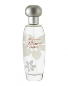 The luscious new feeling in fragrance. The luscious new feeling in fragrance. Estee Lauder pleasures exotic is a tropical delight. Let it tempt you with its sparkling blend of exotic fruits and flowers shimmering in the air around you. This delicious fragrance is a fusion of Mango Passion Fruit Cocktail, juicy Citrus Fruits and watery Lychee combined with Island Bamboo Flowers, Orangeblossom and dewy Bougainvillea Vine.So delectable. Sparkling, Sunny, Juicy. A tropical infusion of Mango Passion Fruit Cocktail, dewy Green Leaves, juicy Pink Grapefruit, Orange and Lemongrass creates a sparkling, sun-drenched sensation. Luscious, Dewy, Vibrant Island Bamboo Flowers, Hibiscus Flower and Orangeblossom add a playful burst of color and blend with watery Lychee and tangy Cassis for lush vibrancy. Bougainvillea Vine is woven throughout with dewy and leafy floralcy, while tender Peony, Green Leaves, Rose Petals and the rare spice, Baie Rose, add signature clarity and freshness. Sexy, Serene, Soft A sheer, enveloping breeze of Indian Sandalwood combines with sun-kissed Amber and soft Violet Woods for a smooth, sensual finish with a warming glow. The luscious new feeling in fragrance. The luscious new feeling in fragrance. Estee Lauder pleasures exotic is a tropical delight. Let it tempt you with its sparkling blend of exotic fruits and flowers shimmering in the air around you. This delicious fragrance is a fusion of Mango Passion Fruit Cocktail, juicy Citrus Fruits and watery Lychee combined with Island Bamboo Flowers, Orangeblossom and dewy Bougainvillea Vine.So delectable. Sparkling, Sunny, Juicy. A tropical infusion of Mango Passion Fruit Cocktail, dewy Green Leaves, juicy Pink Grapefruit, Orange and Lemongrass creates a sparkling, sun-drenched sensation. Luscious, Dewy, Vibrant Island Bamboo Flowers, Hibiscus Flower and Orangeblossom add a playful burst of color and blend with watery Lychee and tangy Cassis for lush vibrancy. Bougainvillea Vine is woven throughout with dewy and leafy floralcy, while tender Peony, Green Leaves, Rose Petals and the rare spice, Baie Rose, add signature clarity and freshness. Sexy, Serene, Soft A sheer, enveloping breeze of Indian Sandalwood combines with sun-kissed Amber and soft Violet Woods for a smooth, sensual finish with a warming glow.