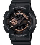 A shock to the system of boring sport watches, this G-Shock analog-digital watch pairs functionality with fashion.