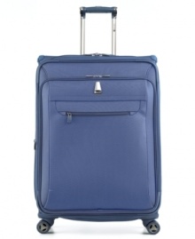 Lightweight sensibility and high-tech security! Securitech zippers and a TSA-approved combination lock keep tabs on your belongings, while a full-featured interior with pockets, tie-down straps and a suiter clip keep travel organized and in order. Limited warranty. Qualifies for Rebate Lightweight sensibility and high-tech security! Securitech zippers and a TSA-approved combination lock keep tabs on your belongings, while a full-featured interior with pockets, tie-down straps and a suiter clip keep travel organized and in order. Limited warranty. Qualifies for Rebate