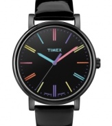 With a large dial and Indiglo® illumination, Timex's Easy-Reader collection makes it easier to look stylish while getting there on-time.