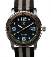 A sporty timepiece with golden tones from an iconic brand, Izod.