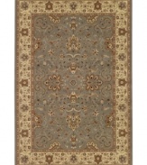 Evoking classing Persian patternwork in a grey and cream ground, the Tamena area rug from Couristan offers intricate beauty for your floors. Woven of heat-set Courton™ polypropylene, a synthetic fiber that's meticulously crafted for durability.