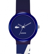 Show your love for Lacoste with this logo-printed Goa collection watch.