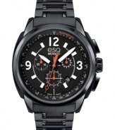 A luxury chronograph with sporty accents from esQ Movado's Excel watch collection.