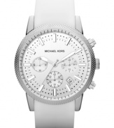 Crisp colors lend an unblemished look on this Scout collection sport watch from Michael Kors.