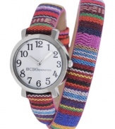 Sport some southwestern appeal with this tribal-print watch from BCBGeneration.