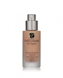 ReNutriv Ultimate Radiance Makeup SPF15 is a silky skin-perfecting liquid foundation unlike any other. A micro-fine crystal mesh of rubies, sapphires, colloidal gold and South Sea pearls combines with a sophisticated Inner Radiance Technology to infuse jewel-like light and clarity to your skin. Fortified with ReNutriv's skin-caring ingredients, skin takes on a look of astonishing luminosity and vitality. Fine lines and wrinkles are visibly softened. Tiny imperfections seem optically 'erased'. ReNutriv Ultimate Radiance Makeup SPF15 is a silky skin-perfecting liquid foundation unlike any other. A micro-fine crystal mesh of rubies, sapphires, colloidal gold and South Sea pearls combines with a sophisticated Inner Radiance Technology to infuse jewel-like light and clarity to your skin. Fortified with ReNutriv's skin-caring ingredients, skin takes on a look of astonishing luminosity and vitality. Fine lines and wrinkles are visibly softened. Tiny imperfections seem optically 'erased'.