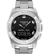 Tissot's Racing-Touch collection watch boasts innovative touch screen technology with more functions than you can handle.