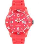Rocking red color adds a vibrant effect to this Ice-Flashy watch from Ice-Watch.
