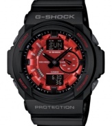 A shock to the system: this G-Shock analog-digital watch pairs functionality with bold fashion.