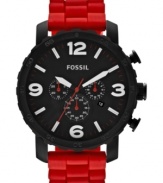 A bold and versatile timepiece from Fossil's Nate collection that allows you to look stylish in any setting.