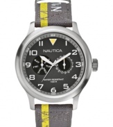 A throwback to casual style: a multi-functional watch from Nautica.