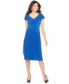 This B-Slim dress from Elementz lends a flattering fit, thanks to a clever slimming tummy panel. Pair it with pumps for a no-fuss look on your next night out!