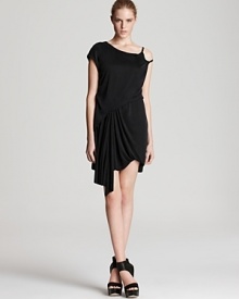 Helmut Lang Dress - One Shoulder Draped