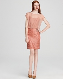 Unmistakably elegant, this French Connection dress masters the art of stylish seduction--drawing you in with feminine details, shimmering sequins and the promise of a photo-ready finish every time. Unmistakably elegant, this French Connection dress masters the art of stylish seduction--drawing you in with feminine details, shimmering sequins and the promise of a photo-ready finish every time.