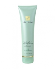 Natural mud cleanser bursts into a deep-cleansing lather. A fresh new sensation for oily skin. Natural mud cleanser bursts into a deep-cleansing, purifying lather. Helps keep pores clear - skin can't help but feel healthy, smooth, invigorated. The Sparkling Clean collection was created specifically for oily skin, with a combination of oil-controlling ingredients plus a purifying botanical blend, anti-irritants and hydrators. Skin feels squeaky clean but isn't stripped of vital moisture. PURIFYING EXTRACTS: Lemongrass, Cucumber, Lotus Flower. Natural mud cleanser bursts into a deep-cleansing lather. A fresh new sensation for oily skin. Natural mud cleanser bursts into a deep-cleansing, purifying lather. Helps keep pores clear - skin can't help but feel healthy, smooth, invigorated. The Sparkling Clean collection was created specifically for oily skin, with a combination of oil-controlling ingredients plus a purifying botanical blend, anti-irritants and hydrators. Skin feels squeaky clean but isn't stripped of vital moisture. PURIFYING EXTRACTS: Lemongrass, Cucumber, Lotus Flower.