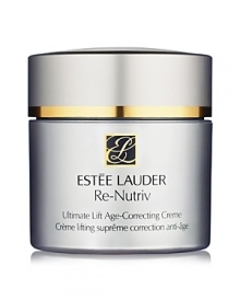 Give your skin the ultimate lift. Estée Lauder Ultimate Lift Age-Correcting Crème's ultimate repair formula infuses your skin with intense hydration for lifting, firming and perfecting your skin's appearance like never before. Includes the multi-patented Life Re-Newing Molecules, plus advanced energy boosters and black tourmaline to aid skin's natural collagen production. Give your skin the ultimate lift. Estée Lauder Ultimate Lift Age-Correcting Crème's ultimate repair formula infuses your skin with intense hydration for lifting, firming and perfecting your skin's appearance like never before. Includes the multi-patented Life Re-Newing Molecules, plus advanced energy boosters and black tourmaline to aid skin's natural collagen production.