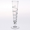 Amalia's decorative threading winds around the glass in a single spiral, creating a look that's both traditional and modern. This signature detail is a favorite.
