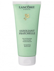 An invigorating, rich-foaming scrub that buffs away dull, dead surface cells. Enriched with a patented emollient and botanical extracts with Magnesium, Provitamin B5 and Essential Fatty Acids. Awakens your body from head to toe. The Result: Smoother, softer, more supple body skin that's refreshed with an exhilarating fresh floral scent. 6.8 oz. An invigorating, rich-foaming scrub that buffs away dull, dead surface cells. Enriched with a patented emollient and botanical extracts with Magnesium, Provitamin B5 and Essential Fatty Acids. Awakens your body from head to toe. The Result: Smoother, softer, more supple body skin that's refreshed with an exhilarating fresh floral scent. 6.8 oz.