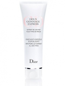 A gentle foaming exfoliator that deeply cleanses the skin and gently exfoliates to reveal the skin's inner radiance. Skin texture is refined, smooth, and soft. 2.6 oz. A gentle foaming exfoliator that deeply cleanses the skin and gently exfoliates to reveal the skin's inner radiance. Skin texture is refined, smooth, and soft. 2.6 oz.