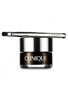 Creamy liner brushes on deep, smoky, eye-defining colour. Long-wearing, waterproof formula. Ophthalmologist tested. 0.17 oz. HOW TO USE: Apply in even strokes close to lashline. Can be smudged while still wet for a smokier effect. Remove with your favourite Clinique Eye Makeup Remover. Creamy liner brushes on deep, smoky, eye-defining colour. Long-wearing, waterproof formula. Ophthalmologist tested. 0.17 oz. HOW TO USE: Apply in even strokes close to lashline. Can be smudged while still wet for a smokier effect. Remove with your favourite Clinique Eye Makeup Remover.