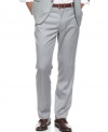 Don't downplay your sharp style. Show off your polished look with these slim-fit pants from INC International Concepts.