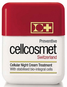 EXCLUSIVELY AT SAKS. Cellular Night Cream Treatment with active stabilized bio-integral cells. Enriched with vitamins E and C to fight against free radicals. EXCLUSIVELY AT SAKS. Cellular Night Cream Treatment with active stabilized bio-integral cells. Enriched with vitamins E and C to fight against free radicals.