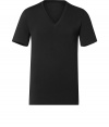 Upgrade your casual staples in this V-neck tee from Hugo - V-neck, short sleeves, slim fit, long body - Pair with jeans, chinos, trousers, or cargo pants